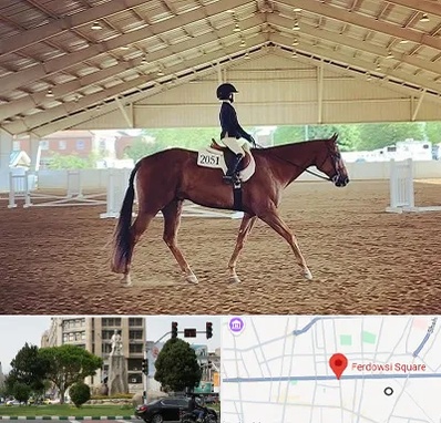 باشگاه سوارکاری در میدان فردوسی تهران