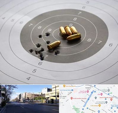 آموزشگاه تیراندازی در خیابان ملاصدرا شیراز