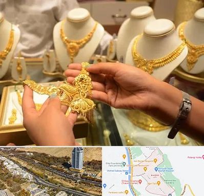 طلا فروشی در خیابان نیایش شیراز