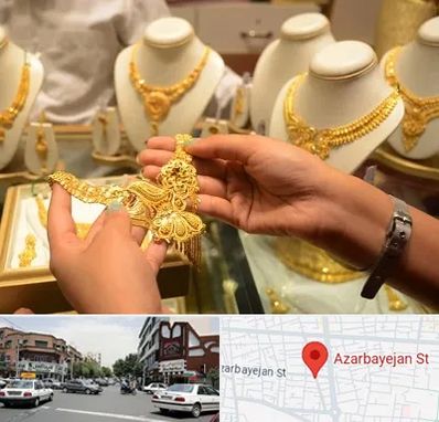 طلا فروشی در خیابان آذربایجان