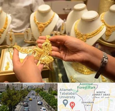 طلا فروشی در شهران 