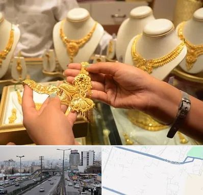 طلا فروشی در بلوار ارتش