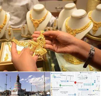 طلا فروشی در کارگر جنوبی