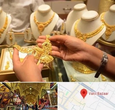 طلا فروشی در بازار وکیل شیراز