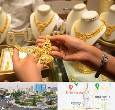 طلا فروشی در ونک 