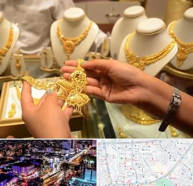 طلا فروشی در منظریه رشت