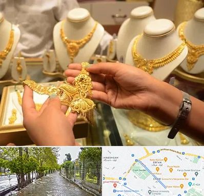 طلا فروشی در خیابان ارم شیراز