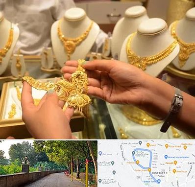 طلا فروشی در فلکه گاز رشت