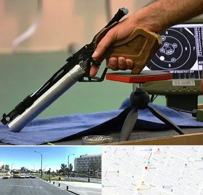 مربی تیراندازی در بلوار کلاهدوز مشهد