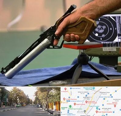 مربی تیراندازی در شریعتی