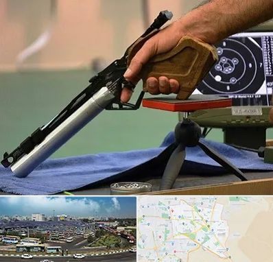 مربی تیراندازی در منطقه 15 تهران