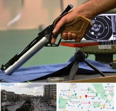 مربی تیراندازی در بلوار فردوسی مشهد