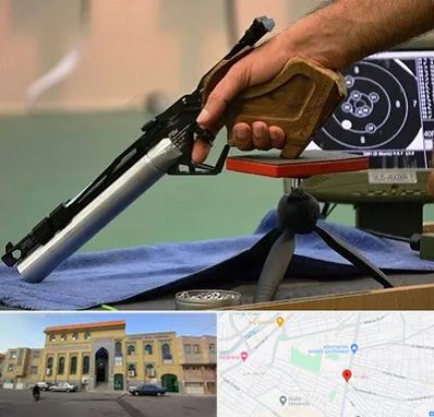 مربی تیراندازی در زنبیل آباد قم