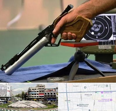 مربی تیراندازی در مرکز تهران