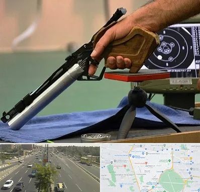 مربی تیراندازی در منطقه 17 تهران