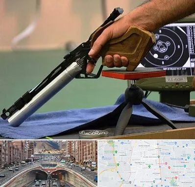 مربی تیراندازی در منطقه 10 تهران