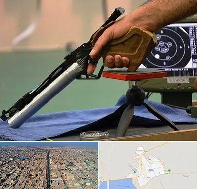 مربی تیراندازی در بندر ماهشهر