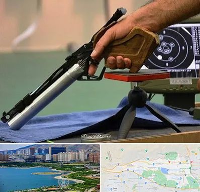 مربی تیراندازی در منطقه 22 تهران