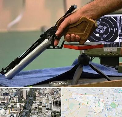 مربی تیراندازی در منطقه 18 تهران