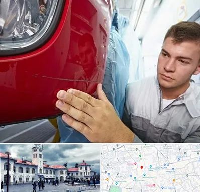 تشخیص رنگ خودرو در میدان شهرداری رشت