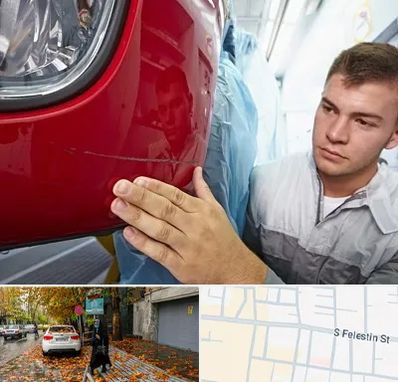 تشخیص رنگ خودرو در خیابان فلسطین