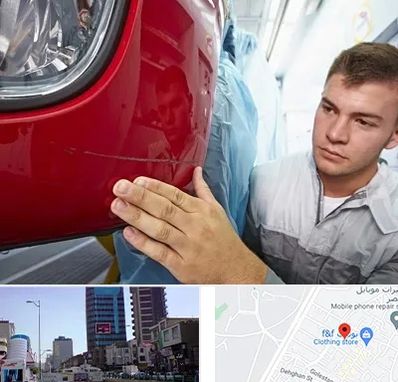 تشخیص رنگ خودرو در چهارراه طالقانی کرج