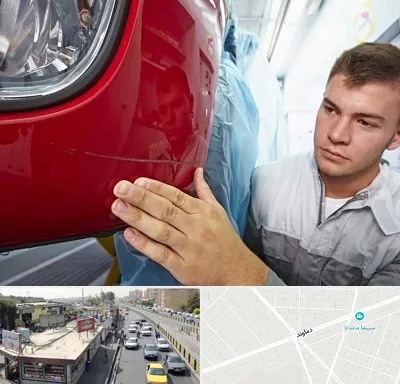 تشخیص رنگ خودرو در خیابان دماوند