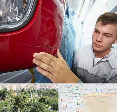 تشخیص رنگ خودرو در منطقه 13 تهران