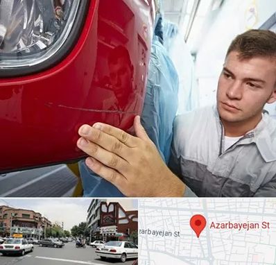 تشخیص رنگ خودرو در خیابان آذربایجان