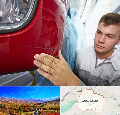 تشخیص رنگ خودرو در خراسان شمالی