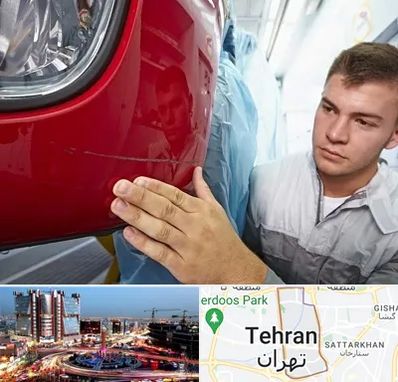 تشخیص رنگ خودرو در صادقیه 