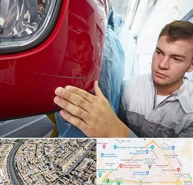 تشخیص رنگ خودرو در شهرک غرب مشهد