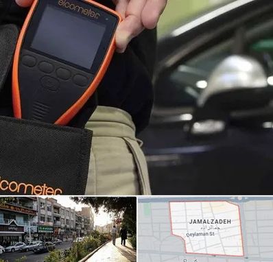 تشخیص فنی خودرو در خیابان جمالزاده