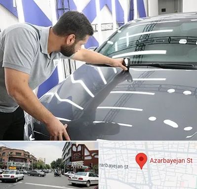 کارشناس رنگ خودرو در خیابان آذربایجان