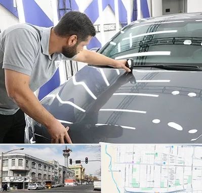 کارشناس رنگ خودرو در 17شهریور