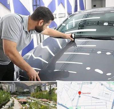 کارشناس رنگ خودرو در بلوار تعاون