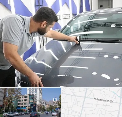 کارشناس رنگ خودرو در کامرانیه