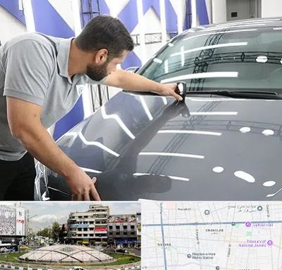 کارشناس رنگ خودرو در مرکز تهران