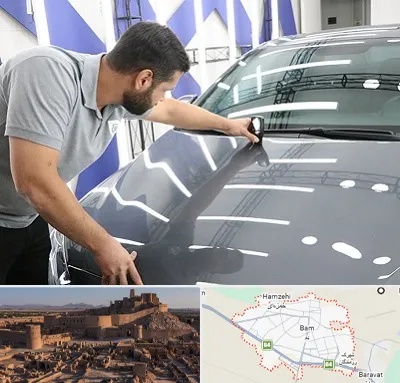 کارشناس رنگ خودرو در بم