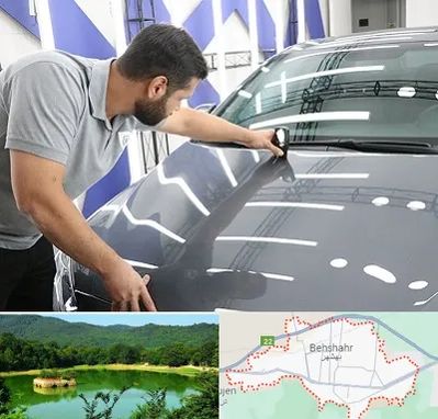 کارشناس رنگ خودرو در بهشهر