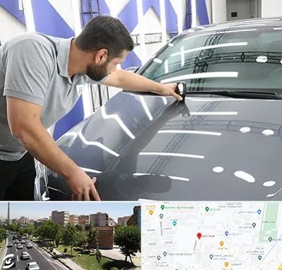 کارشناس رنگ خودرو در شهرک آزمایش