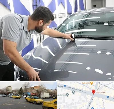 کارشناس رنگ خودرو در شهناز تبریز