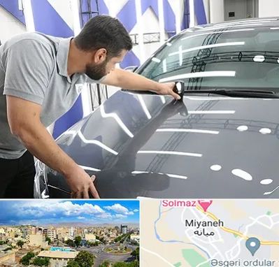 کارشناس رنگ خودرو در میانه