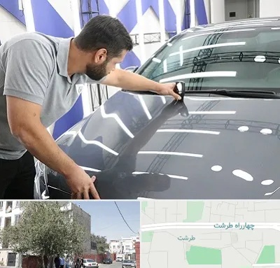 کارشناس رنگ خودرو در طرشت