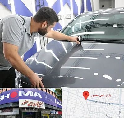 کارشناس رنگ خودرو در امین حضور