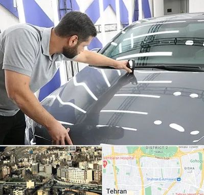 کارشناس رنگ خودرو در مرزداران 