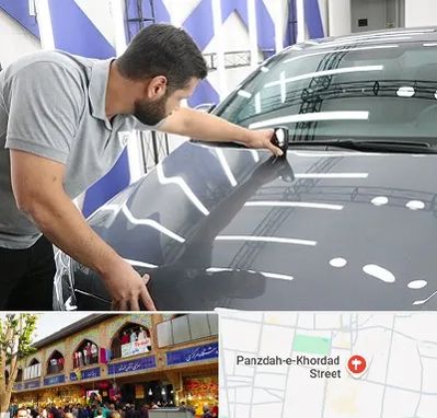 کارشناس رنگ خودرو در 15 خرداد