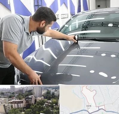 کارشناس رنگ خودرو در اوین