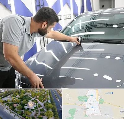 کارشناس رنگ خودرو در کاشمر