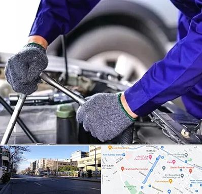 کارشناس سلامت خودرو در خیابان ملاصدرا شیراز